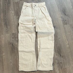 Women’s Beige Cargo Pants